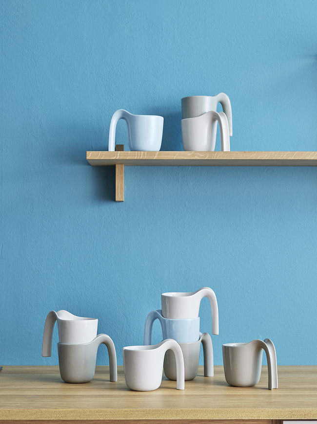 Ole Tasse, bleue claire