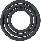 Padėklas karštiems indams Circles triguba juodos spalvos