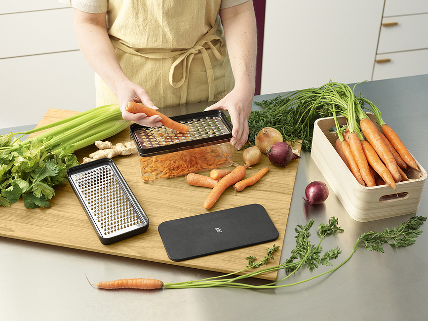 Rallador con recipiente Grate-It, Set de 4 piezas