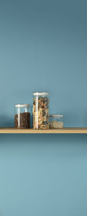 Store-It Posoda za shranjevanje, 1 l, svetlo siva, steklena