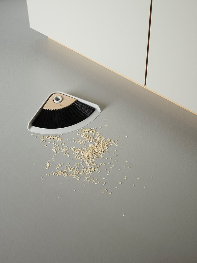 Sweep-it Set Balayette et Pelle à Poussière, gris clair