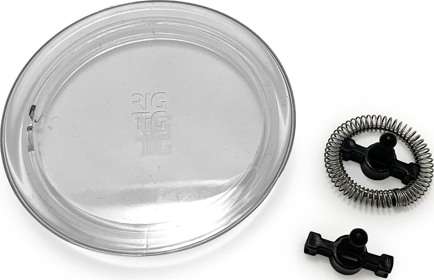 Tapa y Batidores para espumador de leche Foodie, Set de 3 piezas