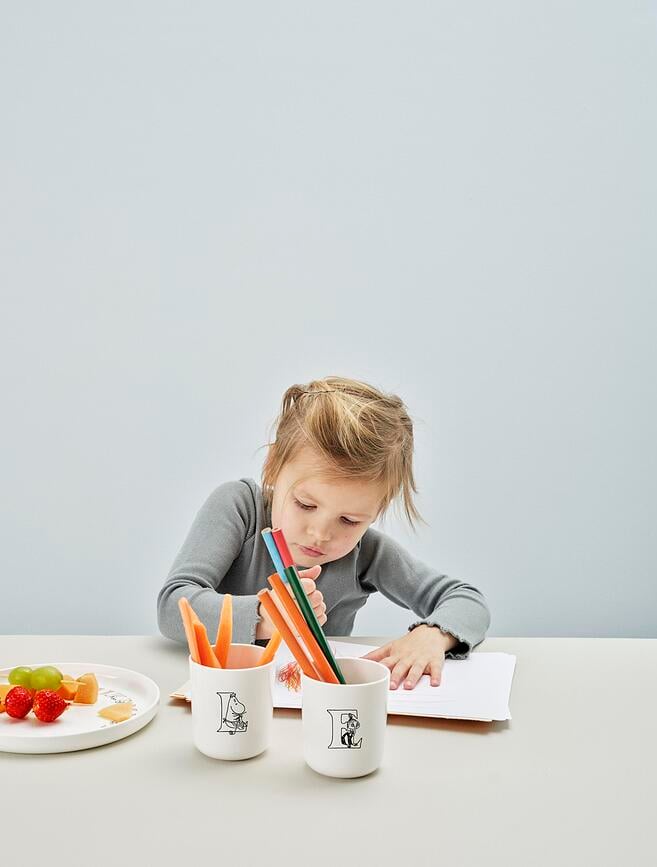 Taza Moomin ABC, diseño D