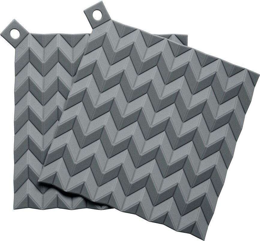 Hold-on Sous-plats, gris foncé, Lot de 2