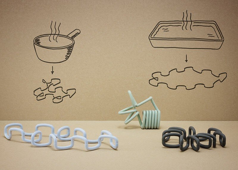 Zig Zag Βάση για ζεστά σκεύη, πράσινη