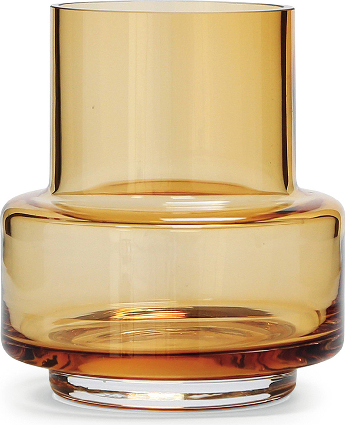 Hurricane No.25 Tealight holder amber