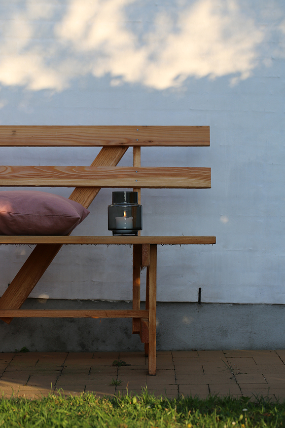 Hurricane No.53 Βάζο ή Κηροπήγιο, κεχριμπαρί