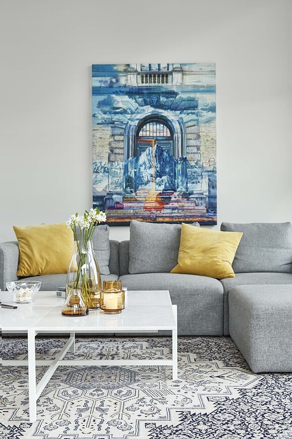 Hurricane No.53 Vaza ali svečnik, jantarna