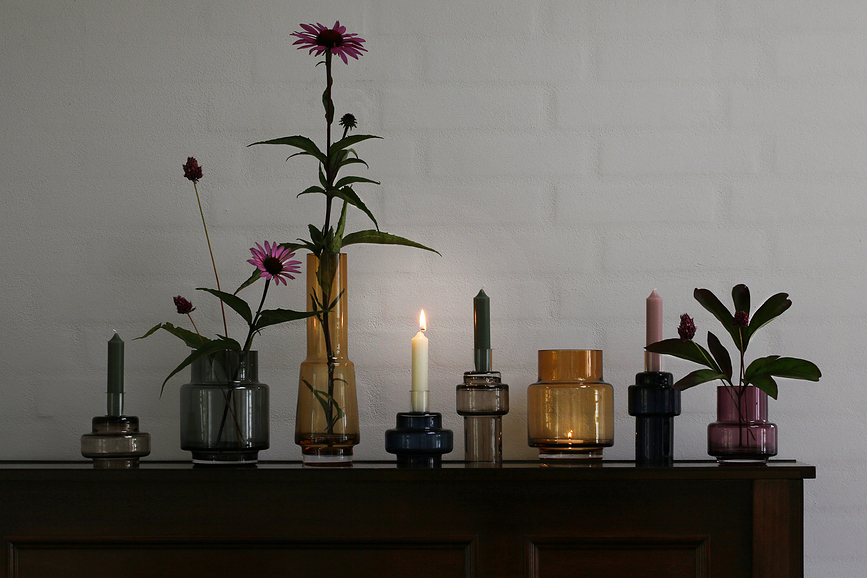 Hurricane No.53 Vaza Svijećnjak jantarna