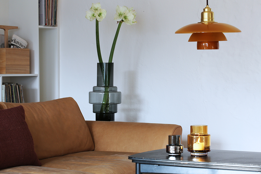 Hurricane No.53 Vaza Svijećnjak jantarna