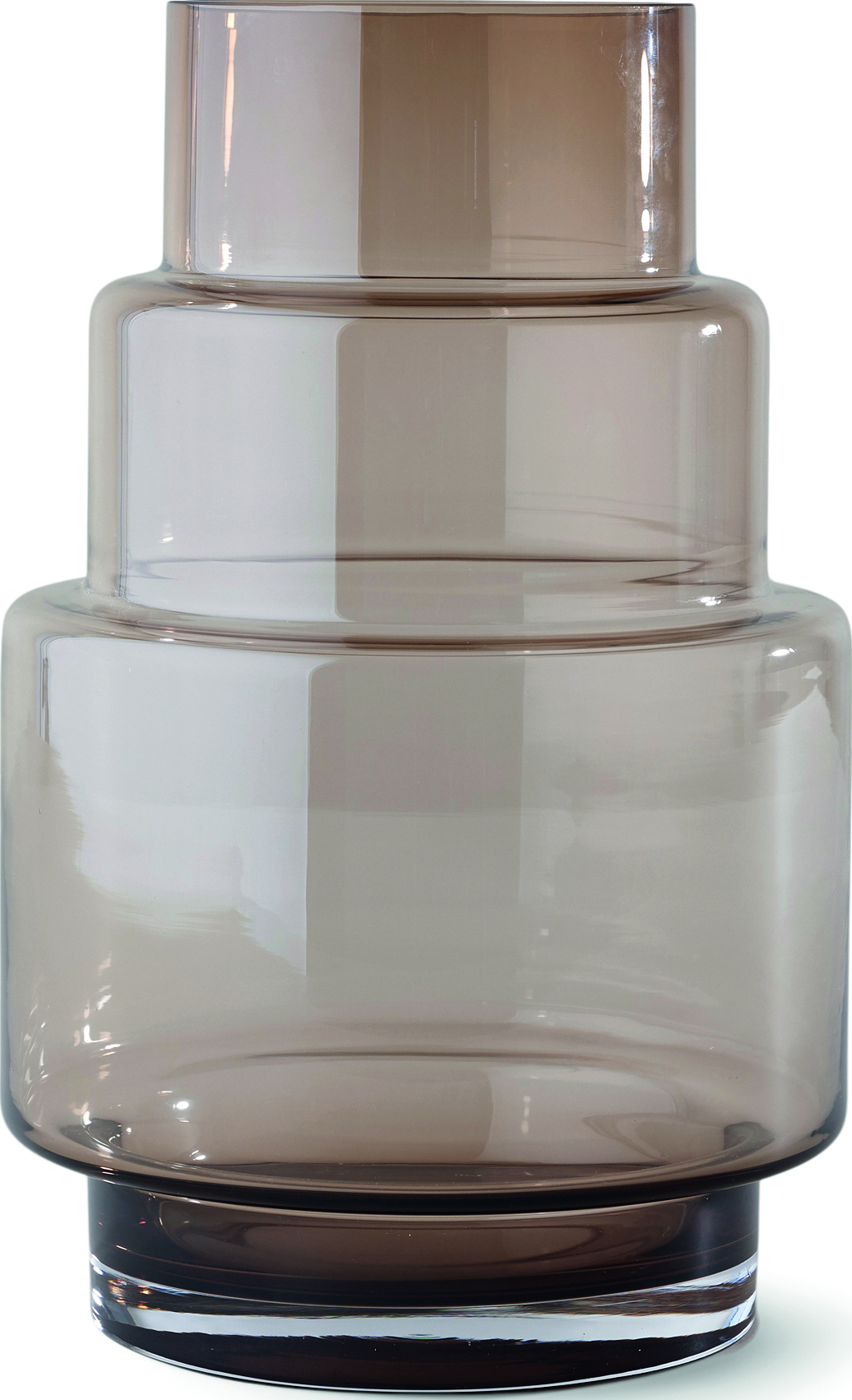 Hurricane No.69 Vase oder Kerzenständer braun