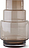 Hurricane No.69 Vase or candlestick brown