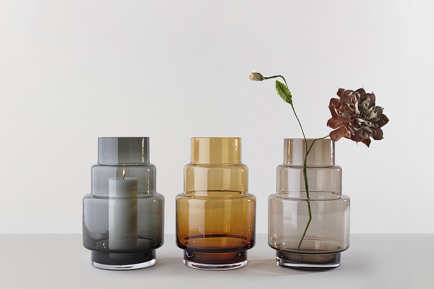 Hurricane No.69 Vase ou Photophore, brun