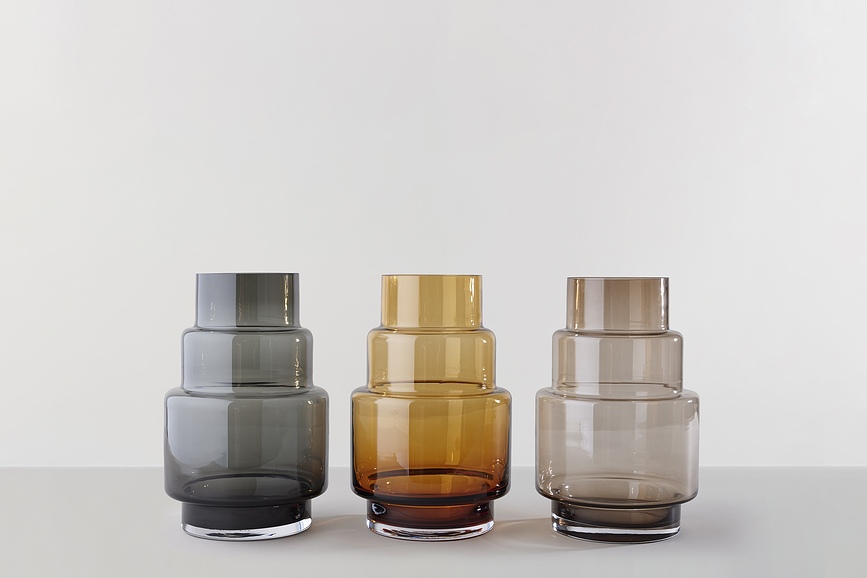 Hurricane No.69 Vase ou Photophore, brun