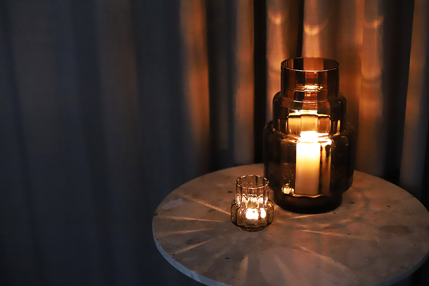 Hurricane Reflections No.25 Photophore, marron