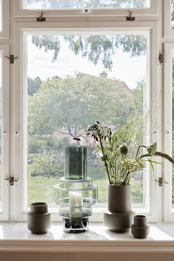 Hurricane Vase céramique, 10 cm, gris clair