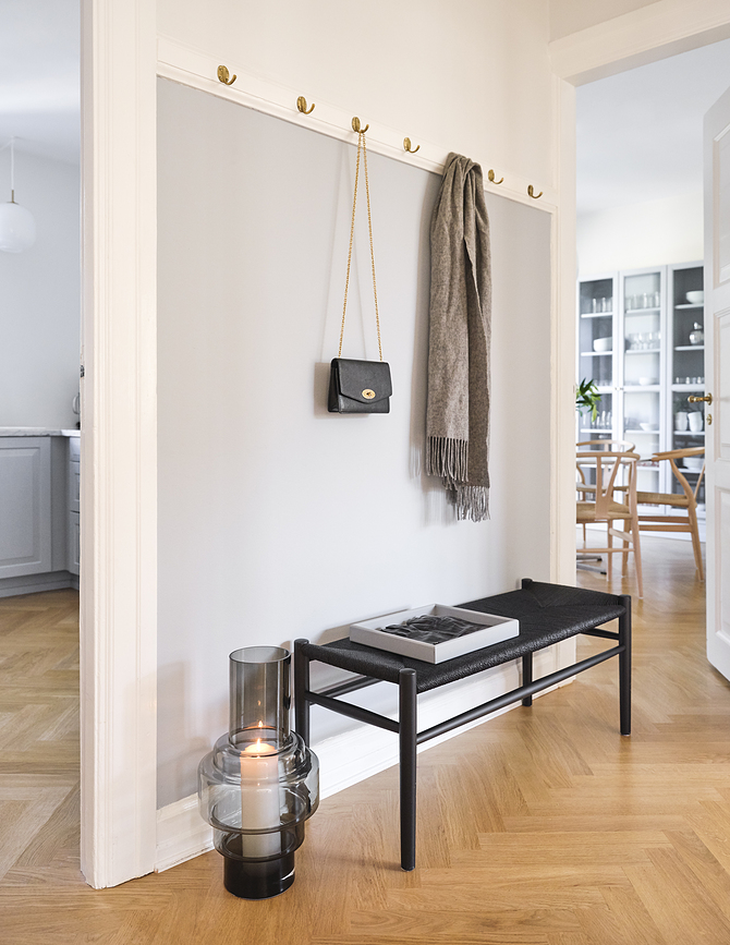 Jarrón Hurricane No.45, platinado