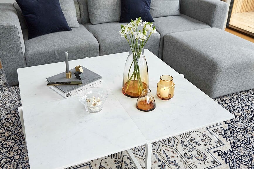 Jarrón o Portavelas Hurricane No.53, ámbar