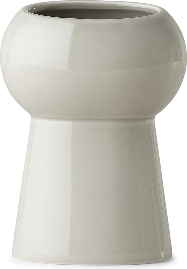 Jarrón Oval No.65, gris claro