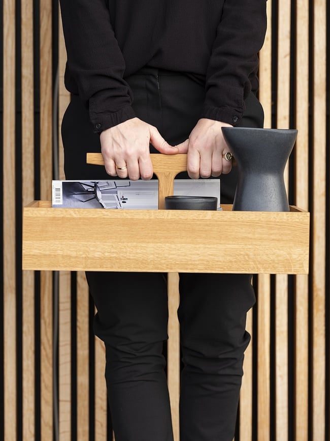 Organizador de roble Ro Collection, bajo