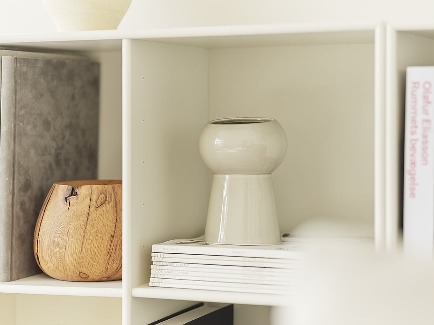 Oval No.65 Βάζο, ανοιχτό γκρι