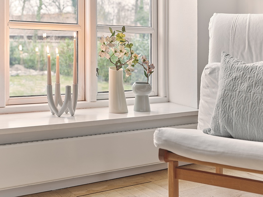 Oval No.65 Βάζο, ανοιχτό γκρι