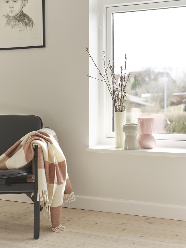 Oval No.65 Vase, gris clair