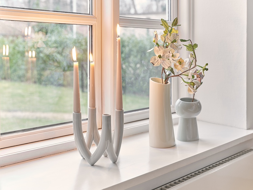 Oval No.67 Βάζο, οβάλ, βανίλια