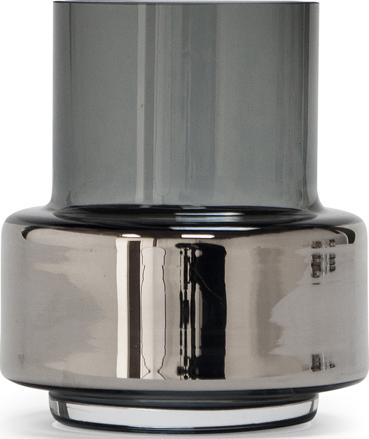 Portavelas Hurricane No.25, para velas de té, color platino