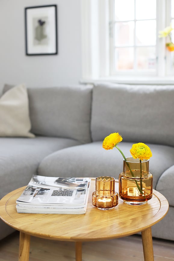 Portavelas Hurricane Reflections No.25, para vela de té, marrón