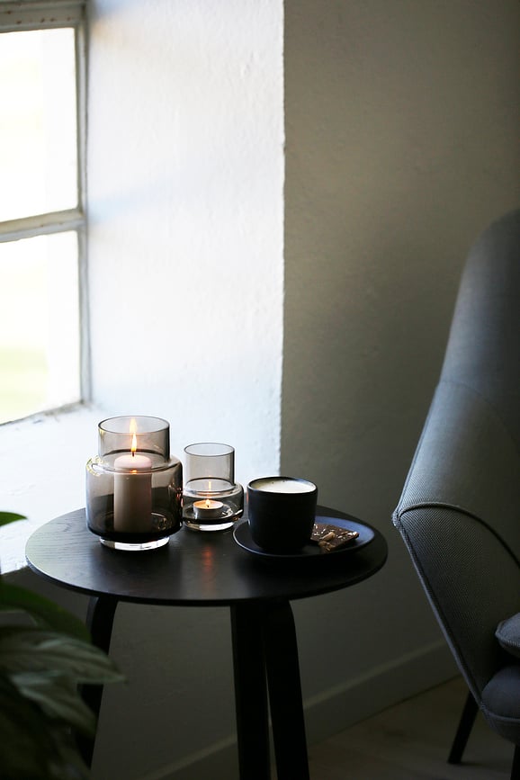 Portavelas para velas de té Hurricane No.25, dorado