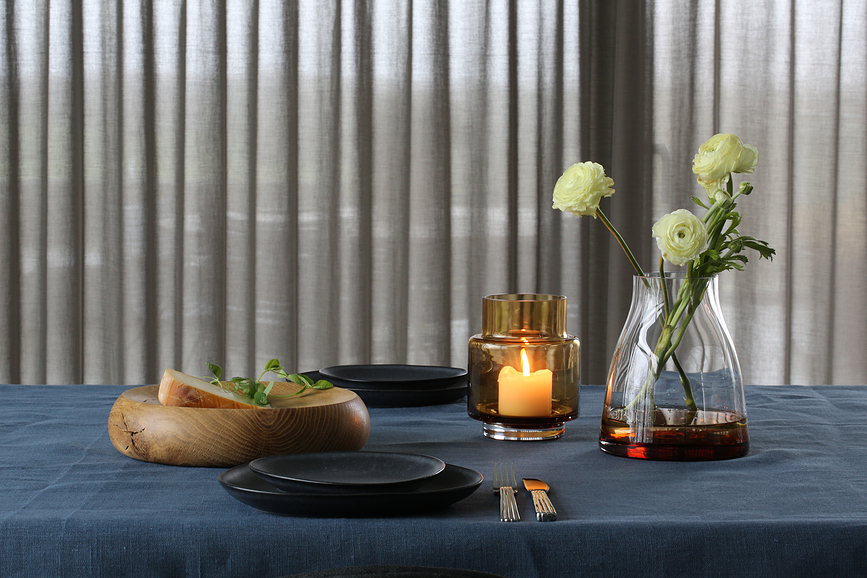 Ro Collection No.35 Assiettes en grès, gris clair, Lot de 2