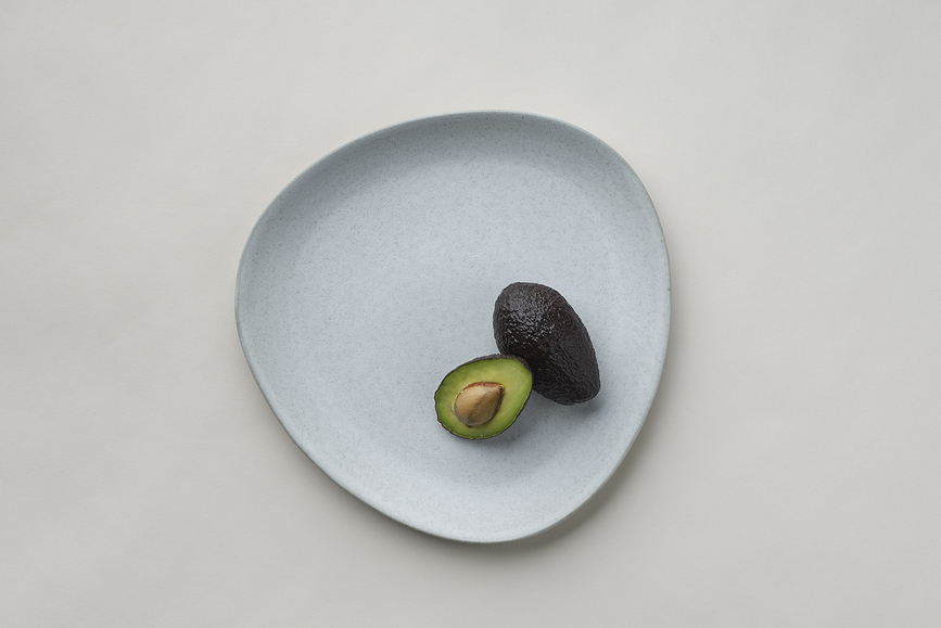 Ro Collection No.35 Assiettes en grès, gris clair, Lot de 2