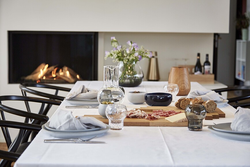 Ro Collection No.35 Krožniki, kamenina, svetlo sivi, 2 kosa