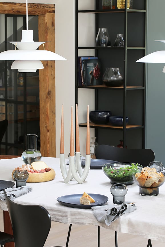 Ro Collection No.35 Tanjuri od kamenine svijetlosivi 2 kom.