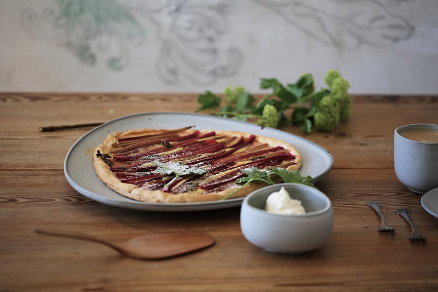 Ro Collection No.35 Tanjuri od kamenine svijetlosivi 2 kom.