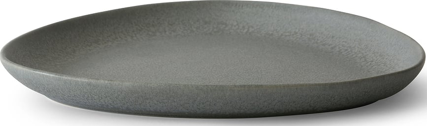 Ro Collection No.35 Tanjuri od kamenine svijetlosivi 2 kom.