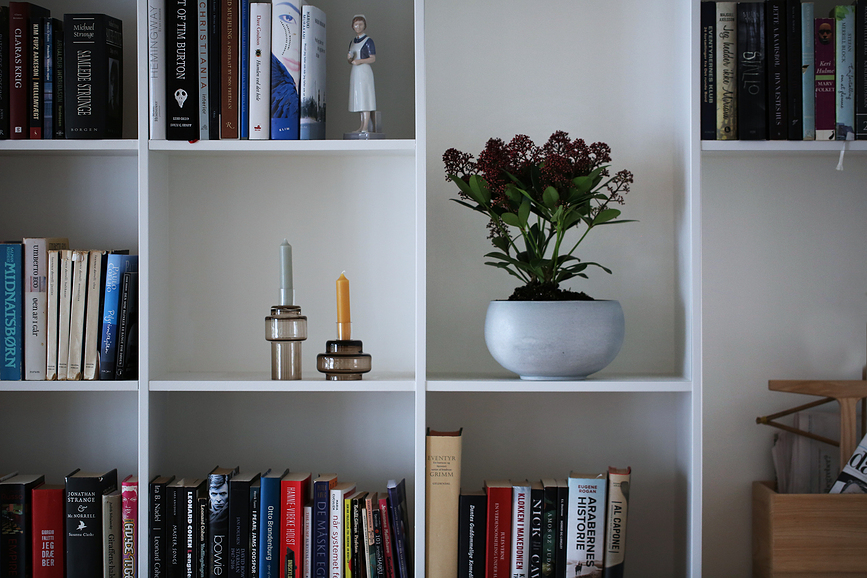 Ro Collection No.55 Bougeoir, indigo, en verre