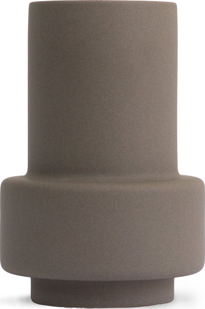 Wazon Hurricane Ceramic 25 cm ciemnoszary