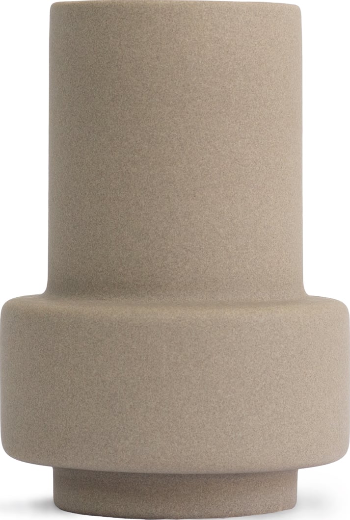 Wazon Hurricane Ceramic 25 cm jasnoszary