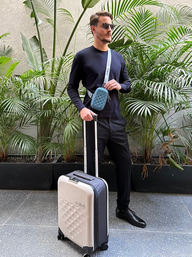 Bolso de Hombro masculino Go Mini Bag, gris