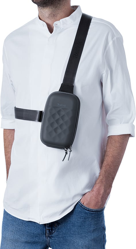 Bolso de Hombro masculino Go Mini Bag, gris