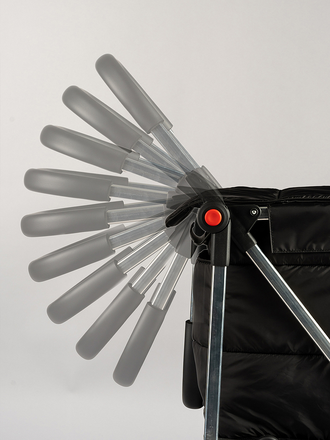 Carro de compra plegable Rolser Basket Polar 4B, negro