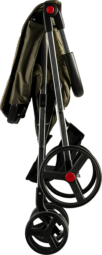 Carro de compra plegable Rolser Basket Polar 4B, negro