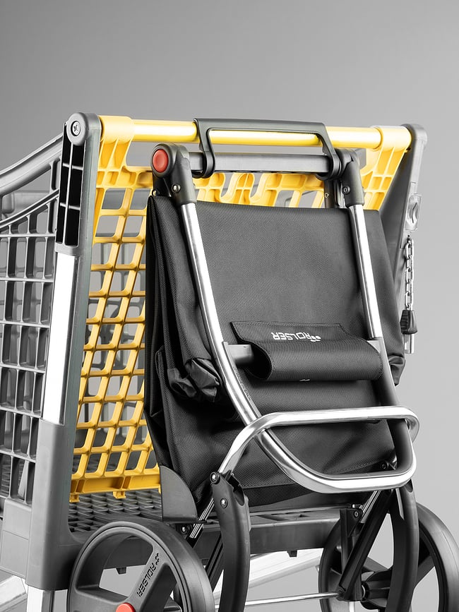 Carro de la Compra plegable Rolser Big Logic RSG Polar, negro