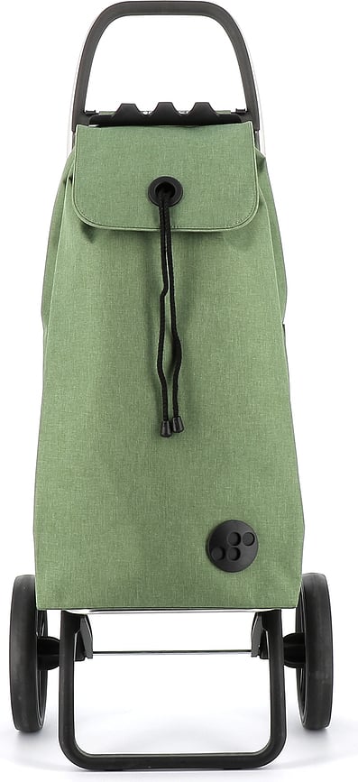 Carro de Compra Rolser I-Max Tweed Logic RSG, plegable, verde