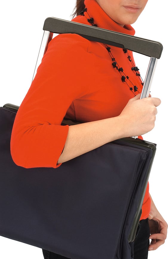 Carro de compra plegable Rolser Plegamatic, negro