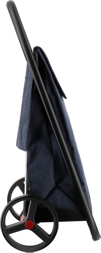 Rolser Com 8 Tweed Chariot de Courses, bleu marine, châssis noir