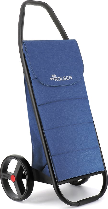 Rolser Com 8 Tweed Polar Einkaufswagen blau schwarzer Rahmen