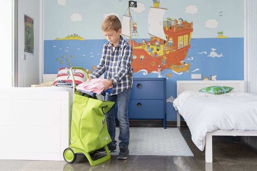 Rolser Joy 1700 Monster Kid Καρότσι Αγορών για παιδιά, λαχανί